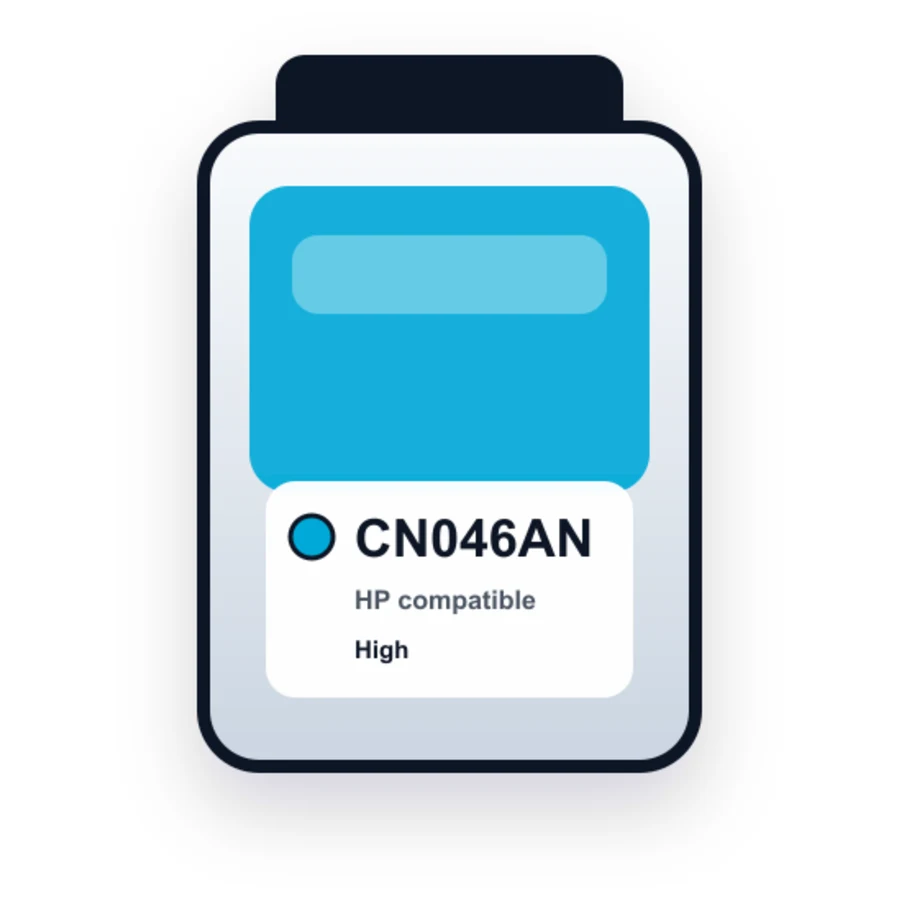 HP 94CN046AN Cyan compatible ink