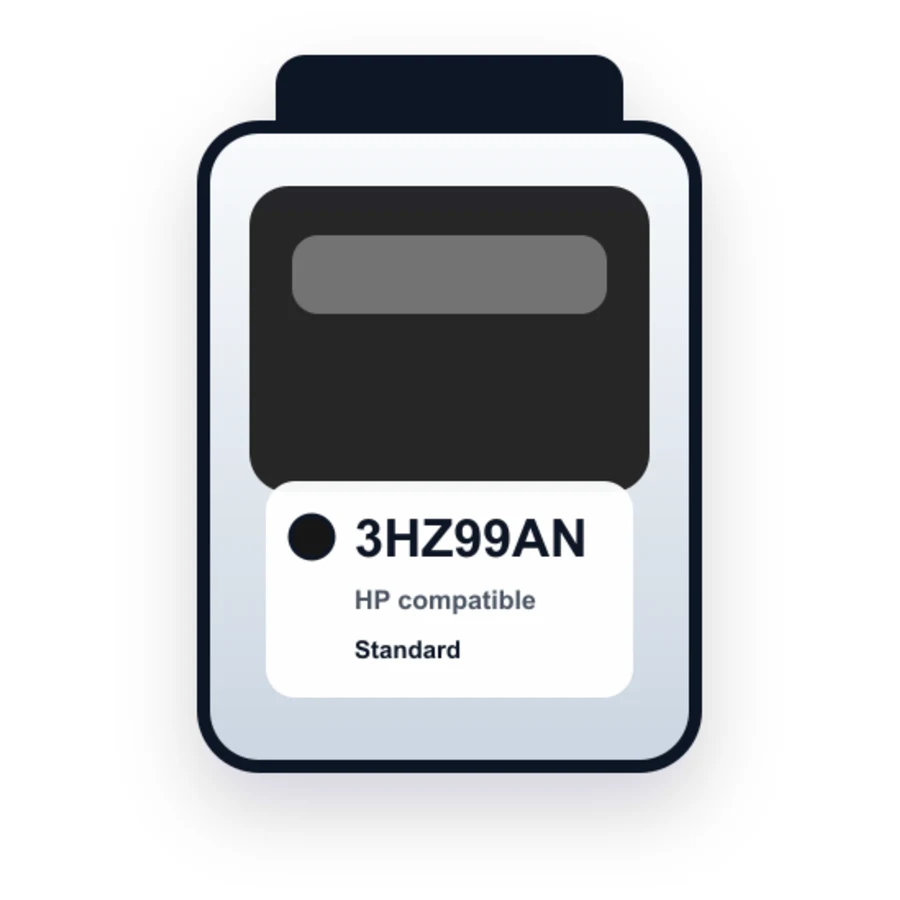 HP 3HZ99AN Black compatible ink