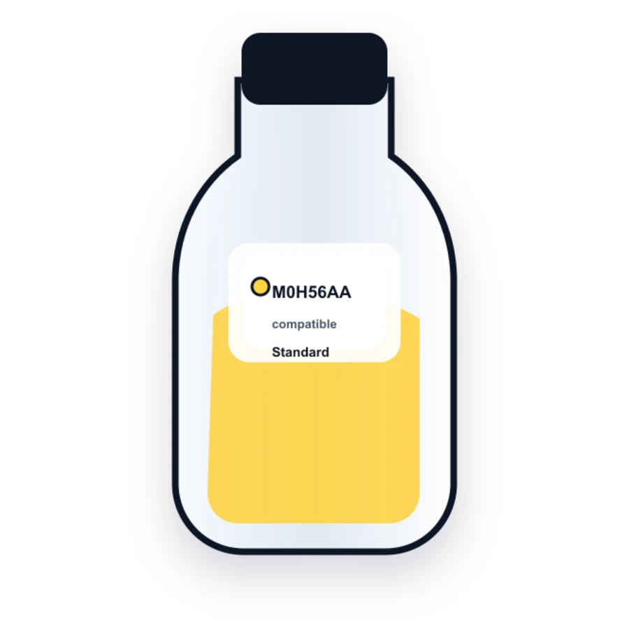 HP M0H56AA Yellow compatible ink bottle