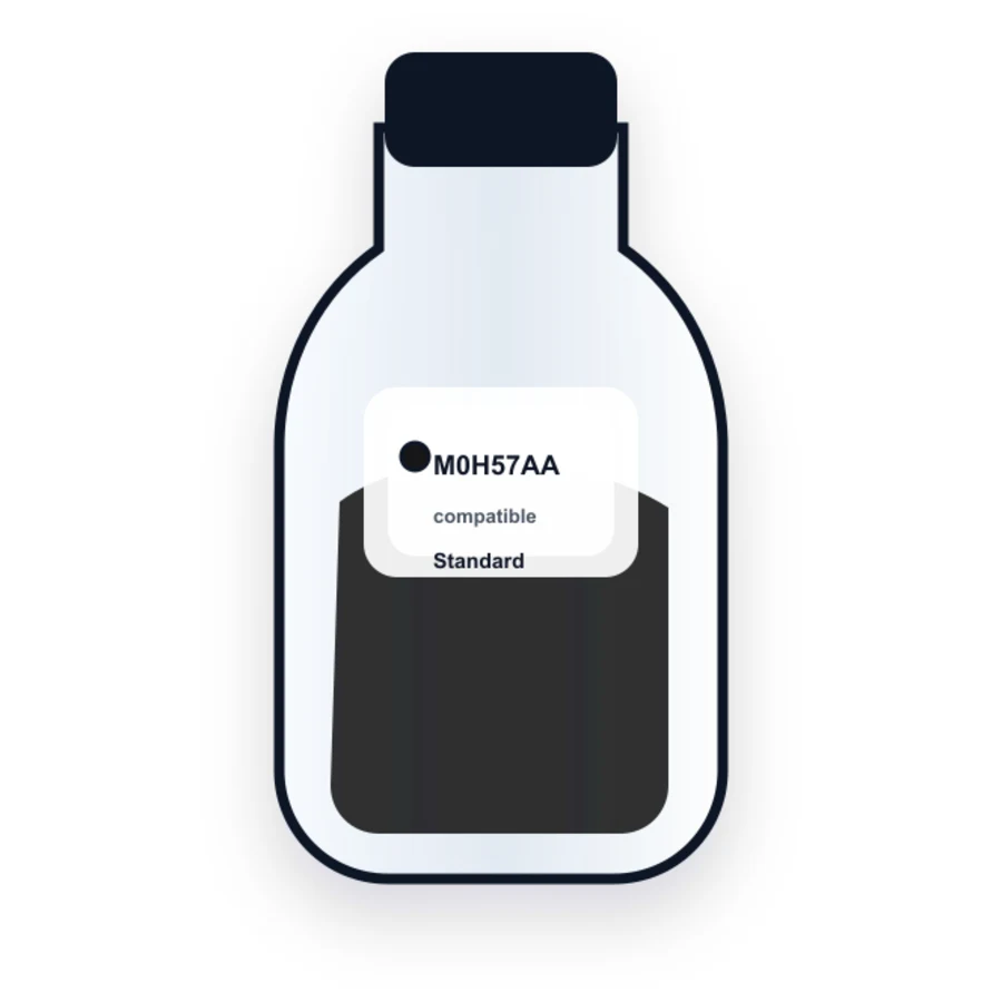 HP M0H57AA Black compatible ink bottle