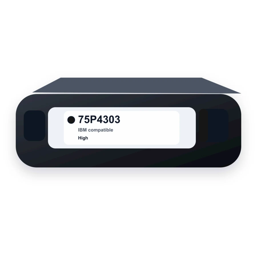 Replacement for IBM High Yield Black 75P43003 Laser Toner Cartridge for InfoPrint 1332 / 1352 / 1372 compatible toner