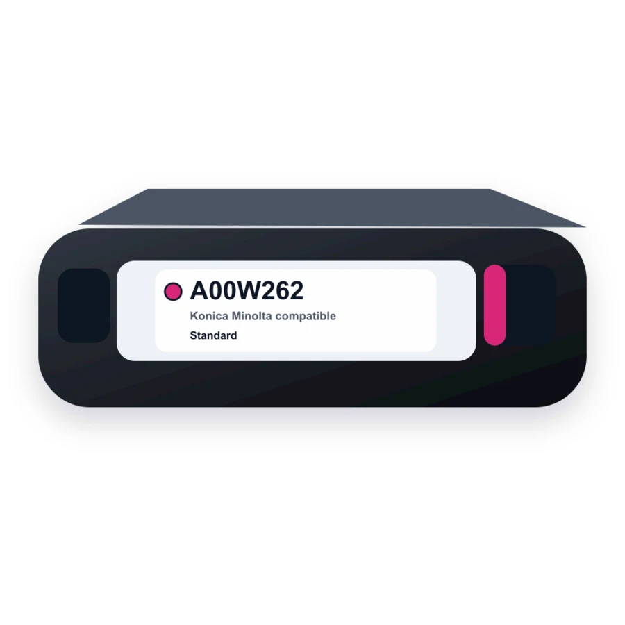 Replacement for Konica-Minolta A00W262 Magenta Laser Toner Cartridge for Bizhub C10 compatible toner