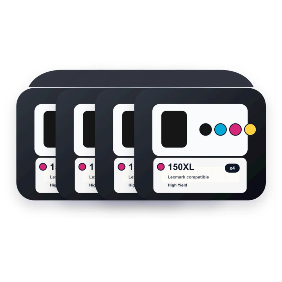 Lexmark 150XL 4 Combo compatible ink