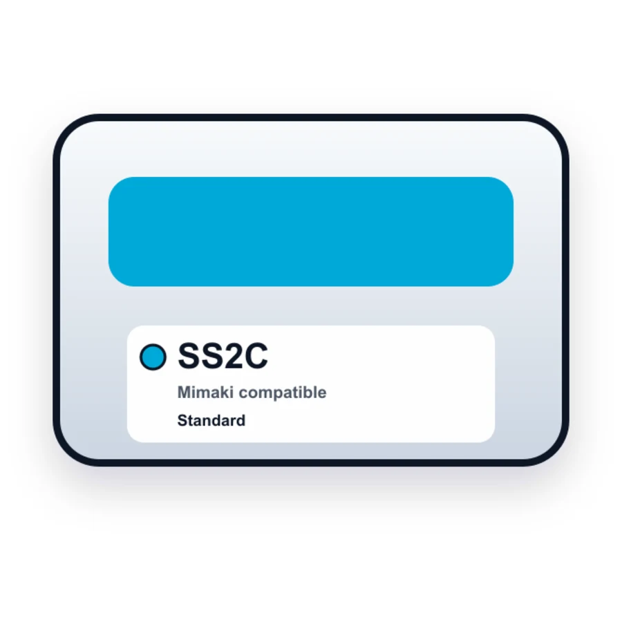 Mimaki SS2C Cyan compatible ink