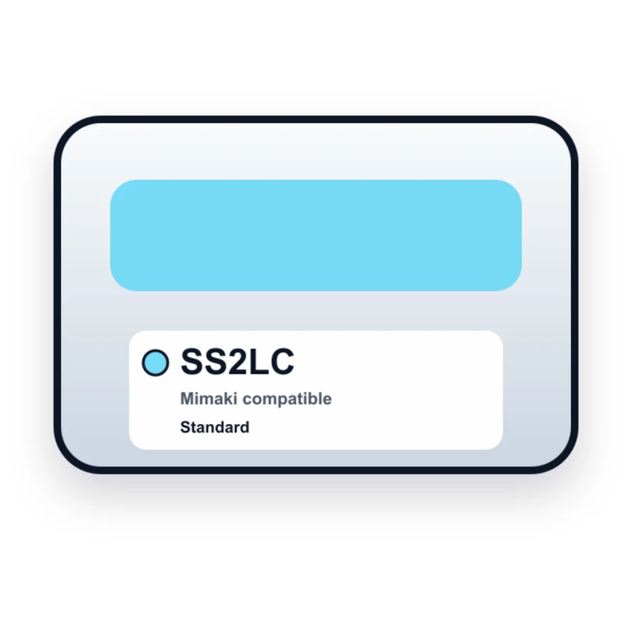 Mimaki SS2LC Light Cyan compatible ink