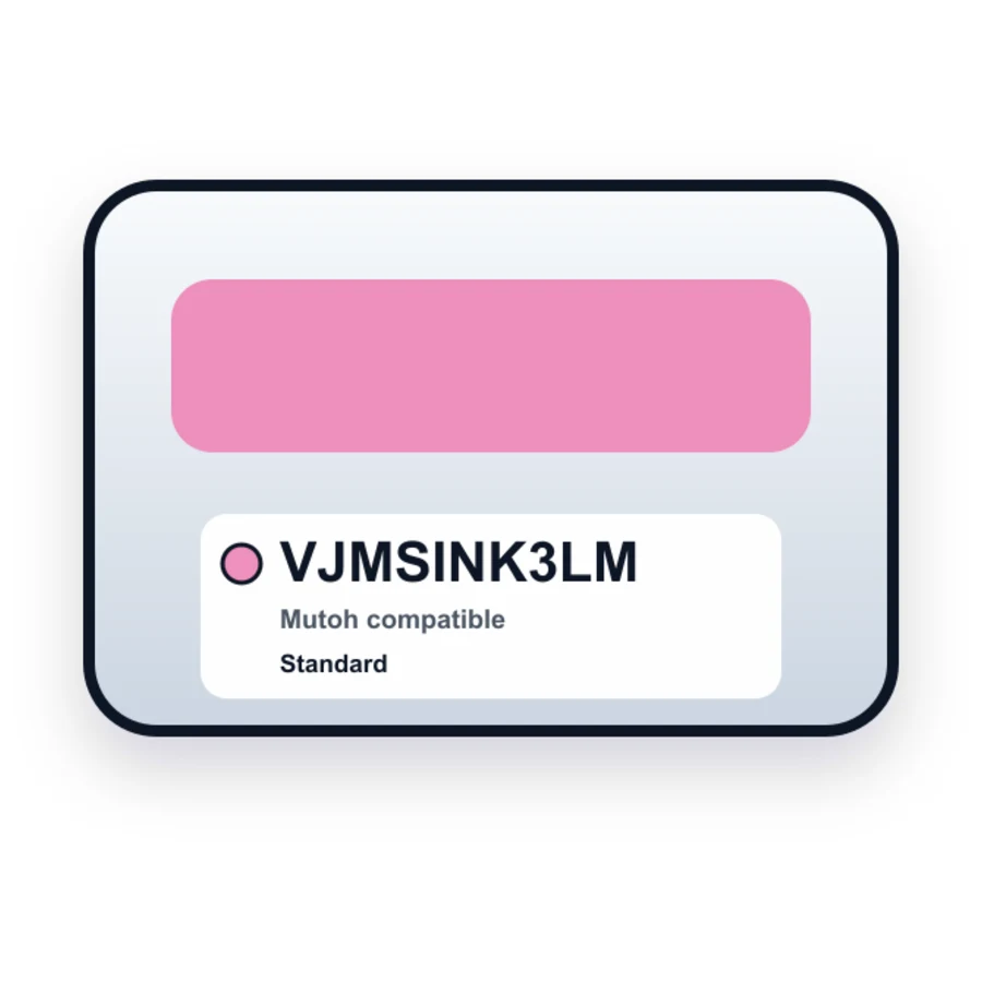 Mutoh VJ-MSINK3LM Eco-Ultra Wide Format Light Magenta Ink Cartridge compatible ink