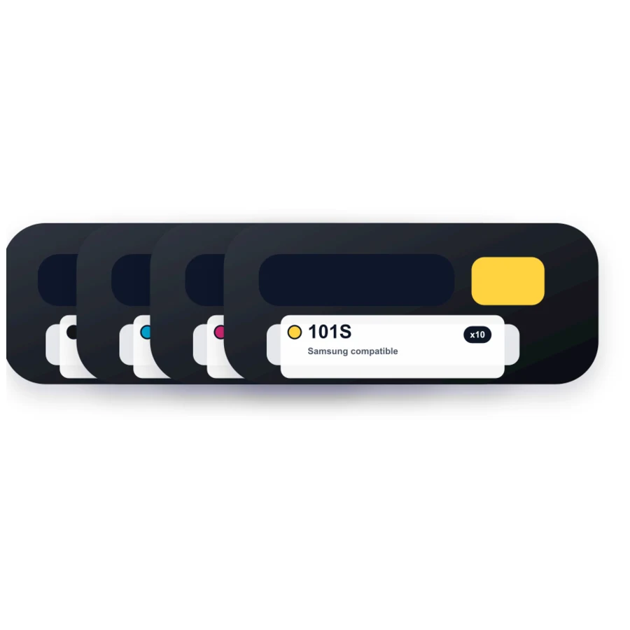 Samsung 101S Toner Cartridges - MLT-D101S Black 10-Pack compatible toner